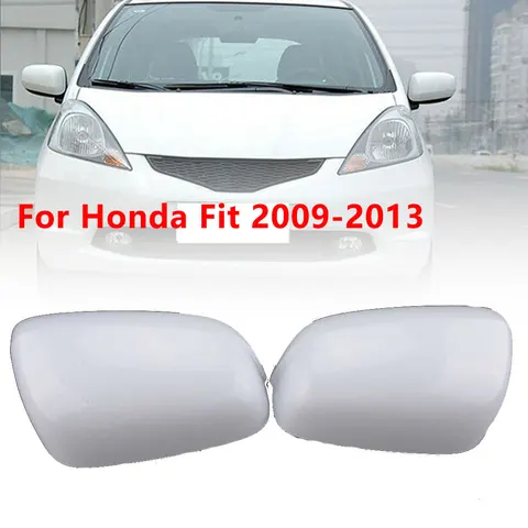 2 шт., белая зеркальная Крышка для Honda For Jazz 2009-2013