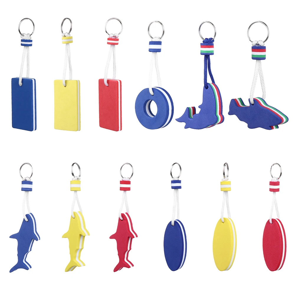

Boating Sea Sailing Fishing Water Floating Keychain Key Ring Pendant Water Sports Inflatable Boats Yachting Accessories##