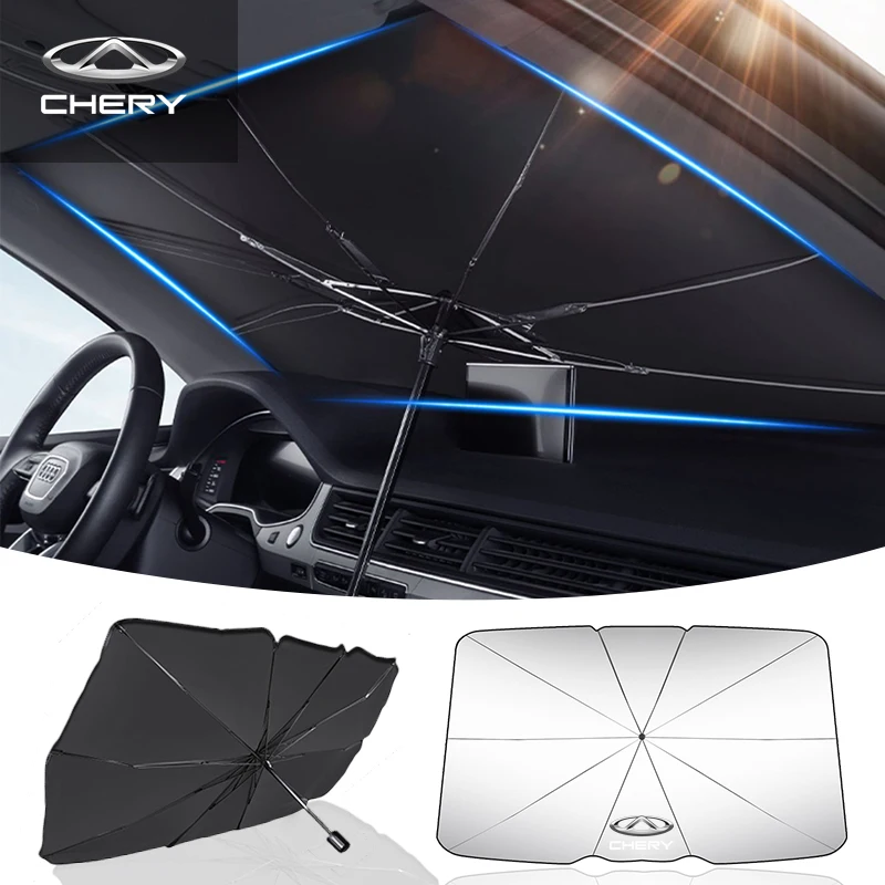 

For Chery Tiggo 3 5 T11 A1 Exeed TXL Sunshades UV Protection Curtain Sun Shade Film Visor Front Windshield Protector Accessories