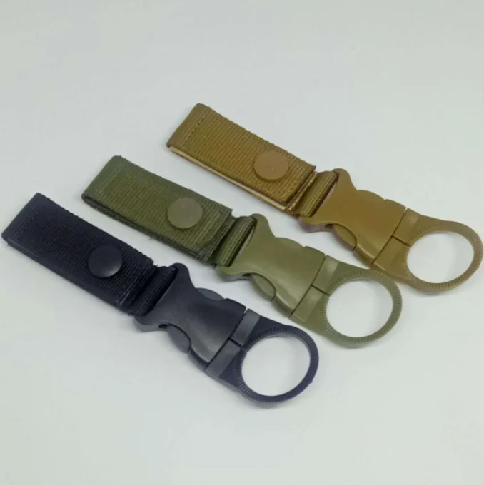 

Карабин для похода на открытом воздухе, держатель для бутылки с водой, инструмент molle, прикрепляющий вешалка для рюкзака, крючок, зажим для к...