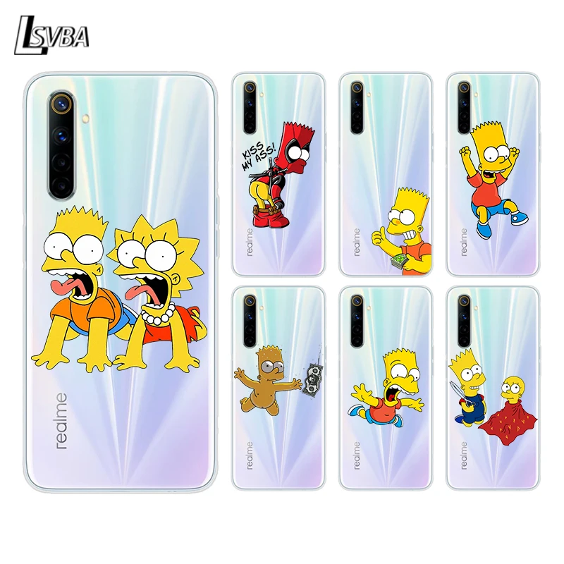 

The Simpsons Boy For Realme C21Y C21 C20 C2 C3 C11 C12 C15 C17 X2 X3 Superzoom X50 Q2 Q2i Pro Soft Phone Case