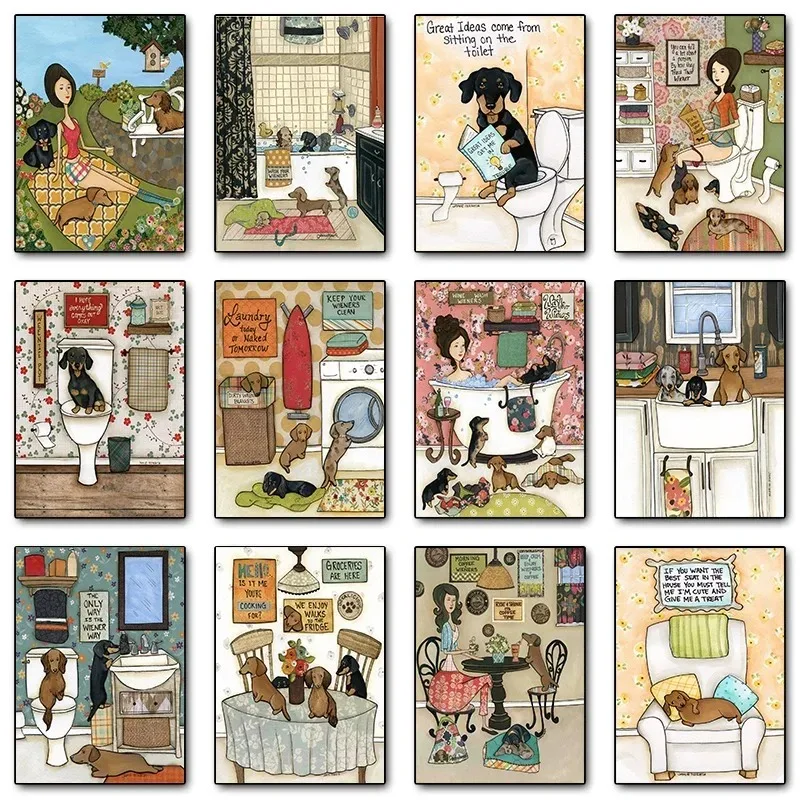 Классический стиль холст с принтом без рамки для украшения дома постер домашних