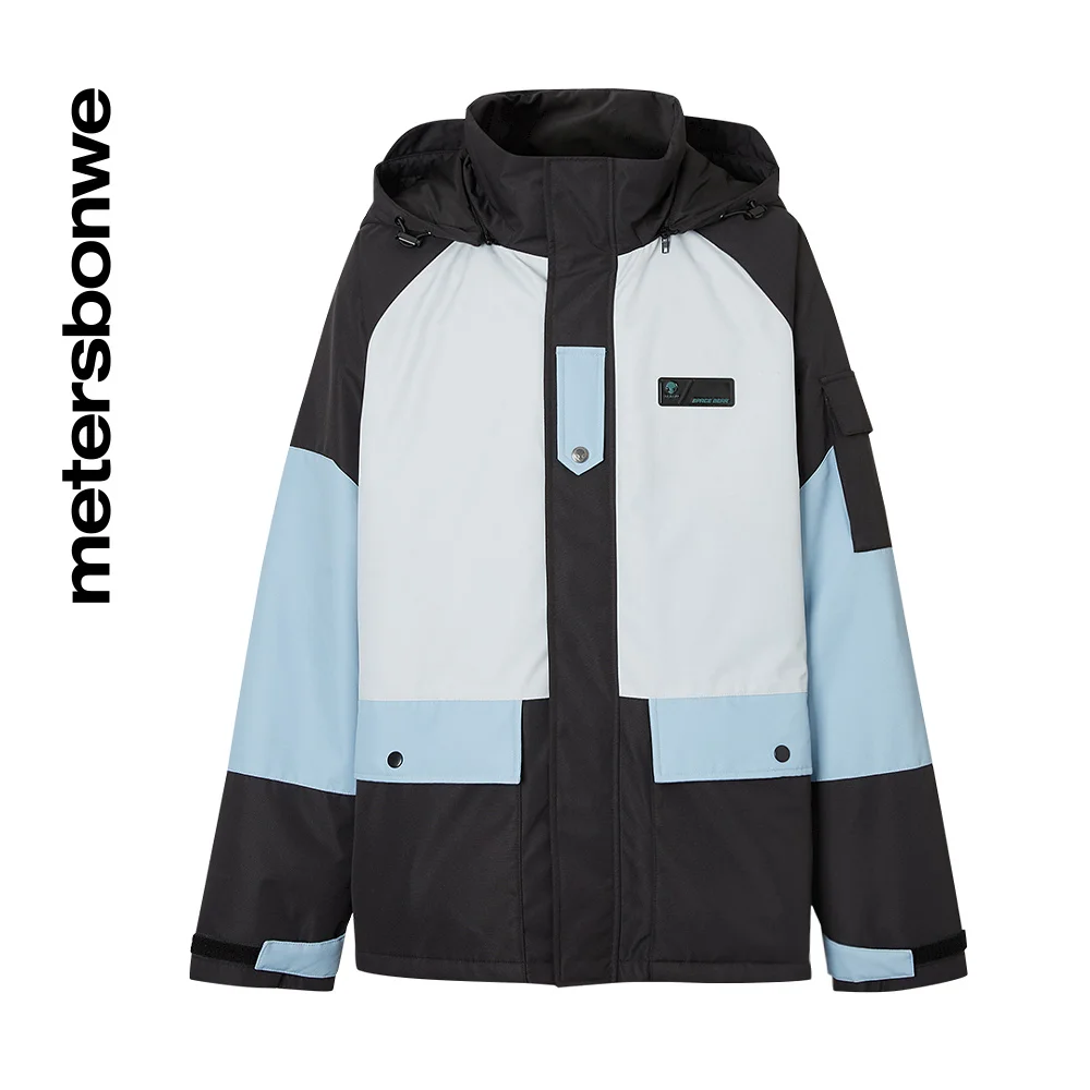 Metersbonwe Hooded Down Jacket Men Winter New Warm Long Down Coat Anti-snow Winter Jacket Fashion Outerwear Thick Winter Outcoat