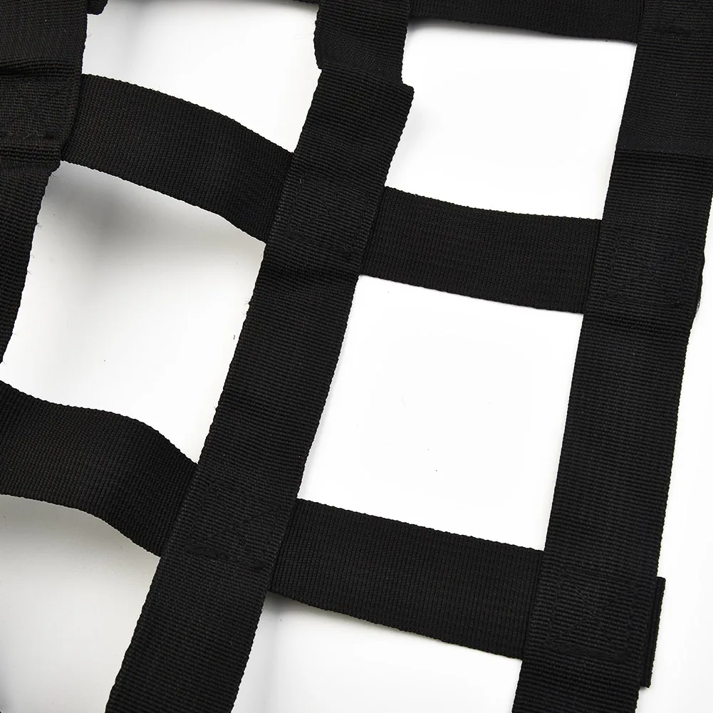 

Black Roof Net Car 152cmx43cm Auto For Jeep Wrangler TJ JK JL Multi-function Replacement Storage Grid Accessories