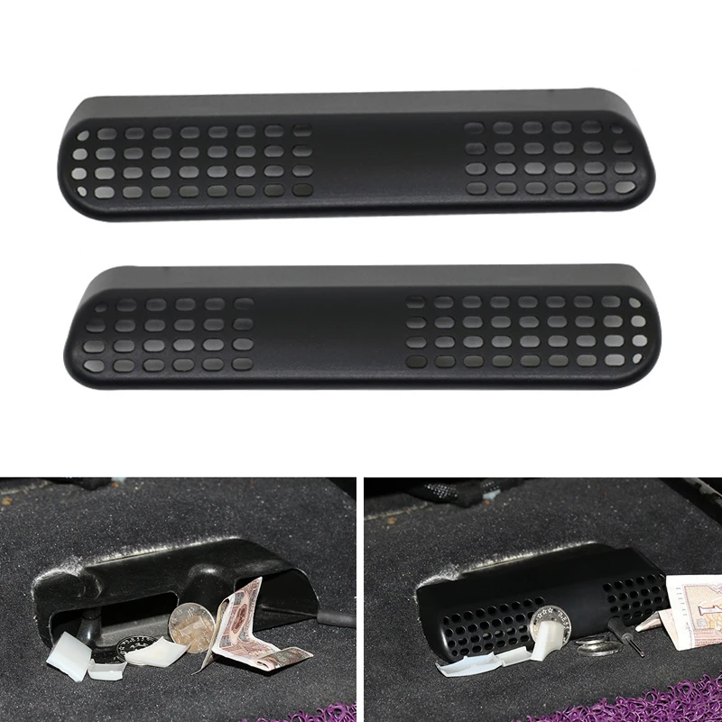 2 шт. автомобильный Стайлинг под сиденьем вентиляционное отверстие Пылезащитная