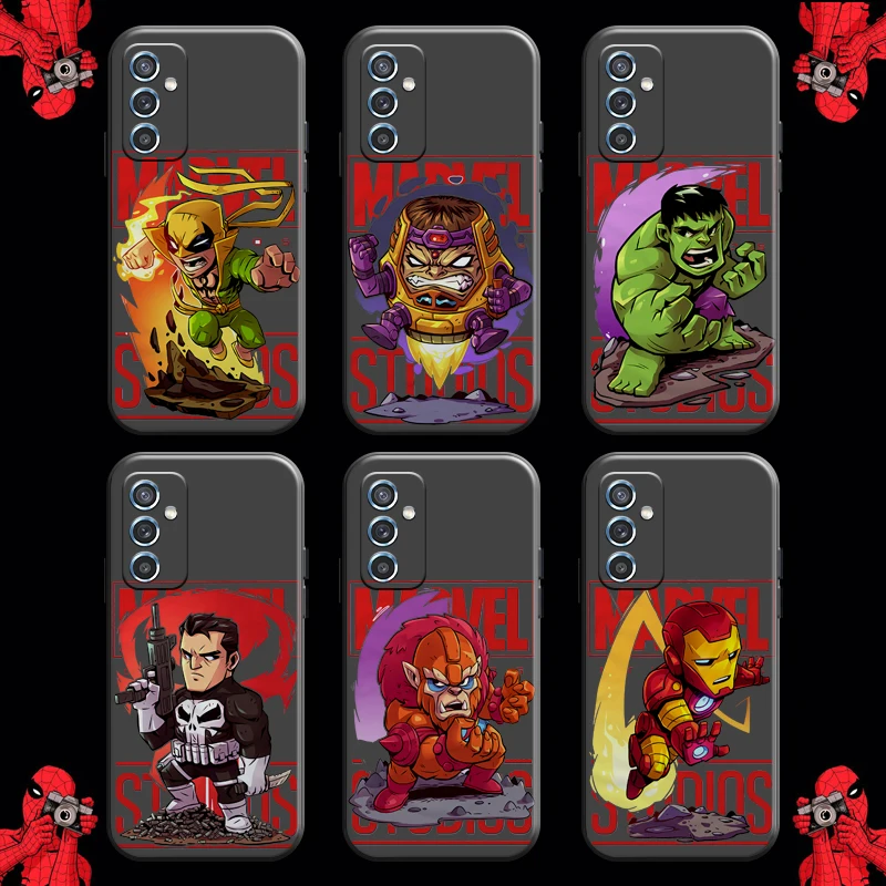 

Avengers Venom Spider Man For Samsung M11 M12 Phone Case Back Soft Black Funda Liquid Silicon
