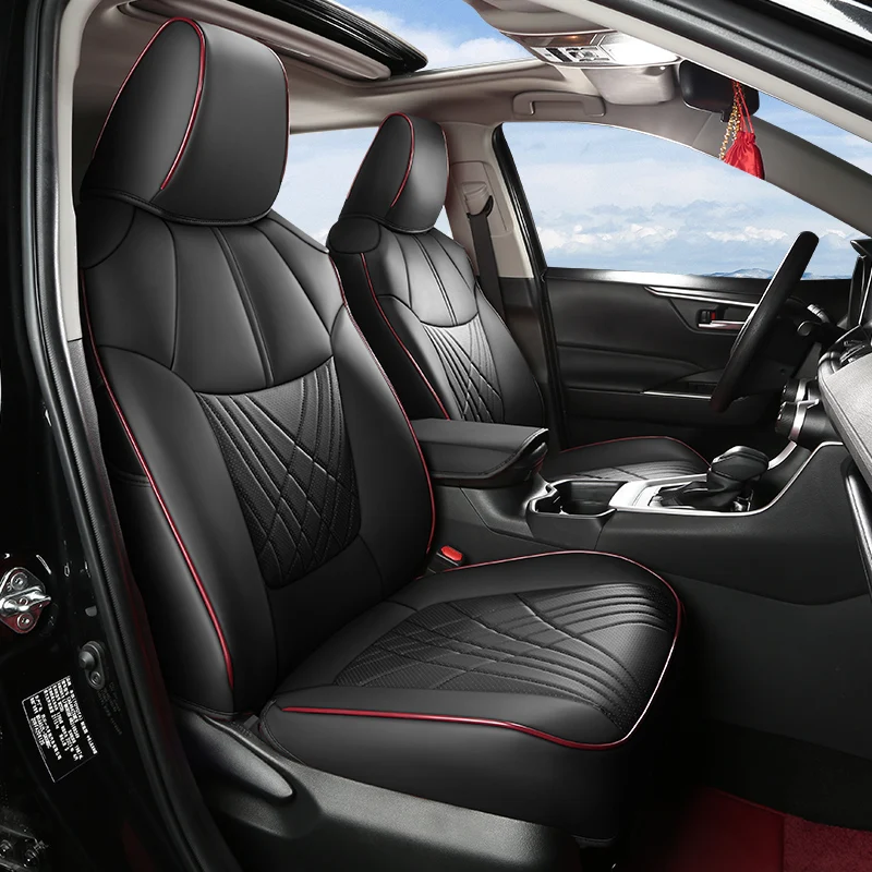 

Car Special Seat Covers For Toyota Rav4 Hybrid /Gasoline 2019 2020 2021 2022 pu Leather Seat Cushion Fashion Car Styling 1 Sets