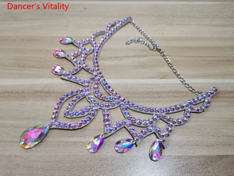 Ожерелье для танца живота стразы цепочка женщин и взрослых высокая сцена