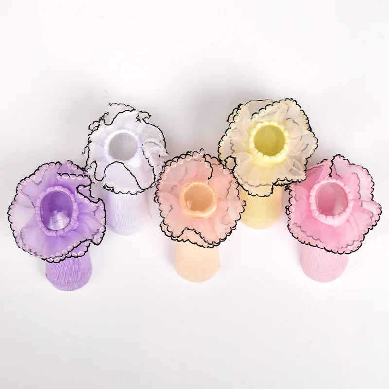 Рисунок 2 - Носки с двойными оборками для девочек