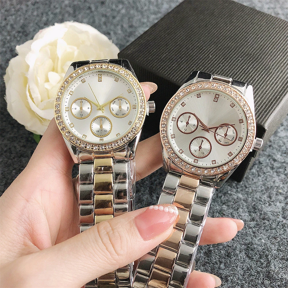 2022 Luxury Fashion Rhinestone Watches Women Brand Quartz Clock Qualities Ladies Steel Belt Wristwatches Female Watch enlarge