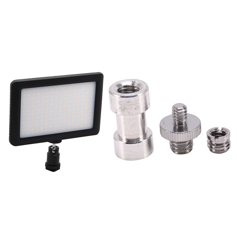 

12 Вт 192 светодиодный ная лампа непрерысветильник для студийной видеосъемки и 1/4 дюйма 3/8 дюйма, осветительная стойка, держатель для зонта и к...