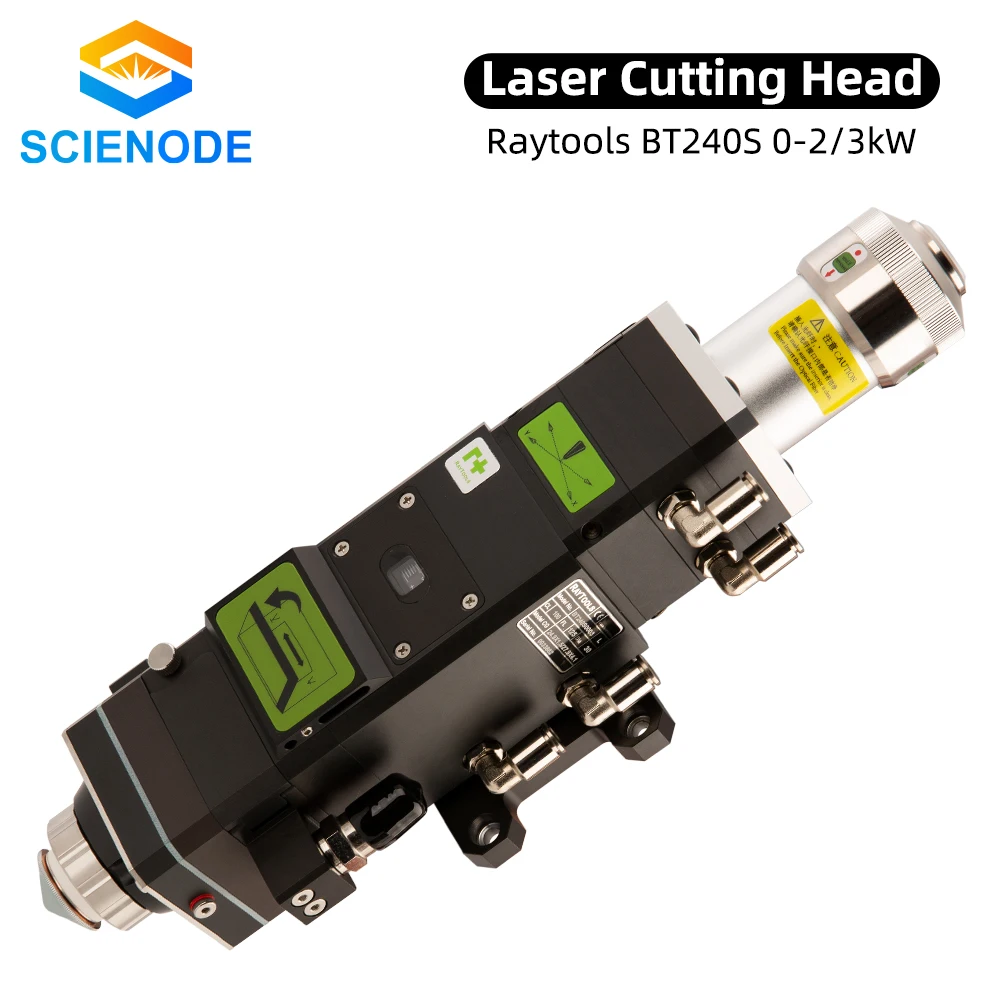 Scienode Raytools BT240S 0-3kW Fiber Laser Cutting Head Manual Focus for Raycus IPG Fiber Laser Cutting Machine BT240 enlarge
