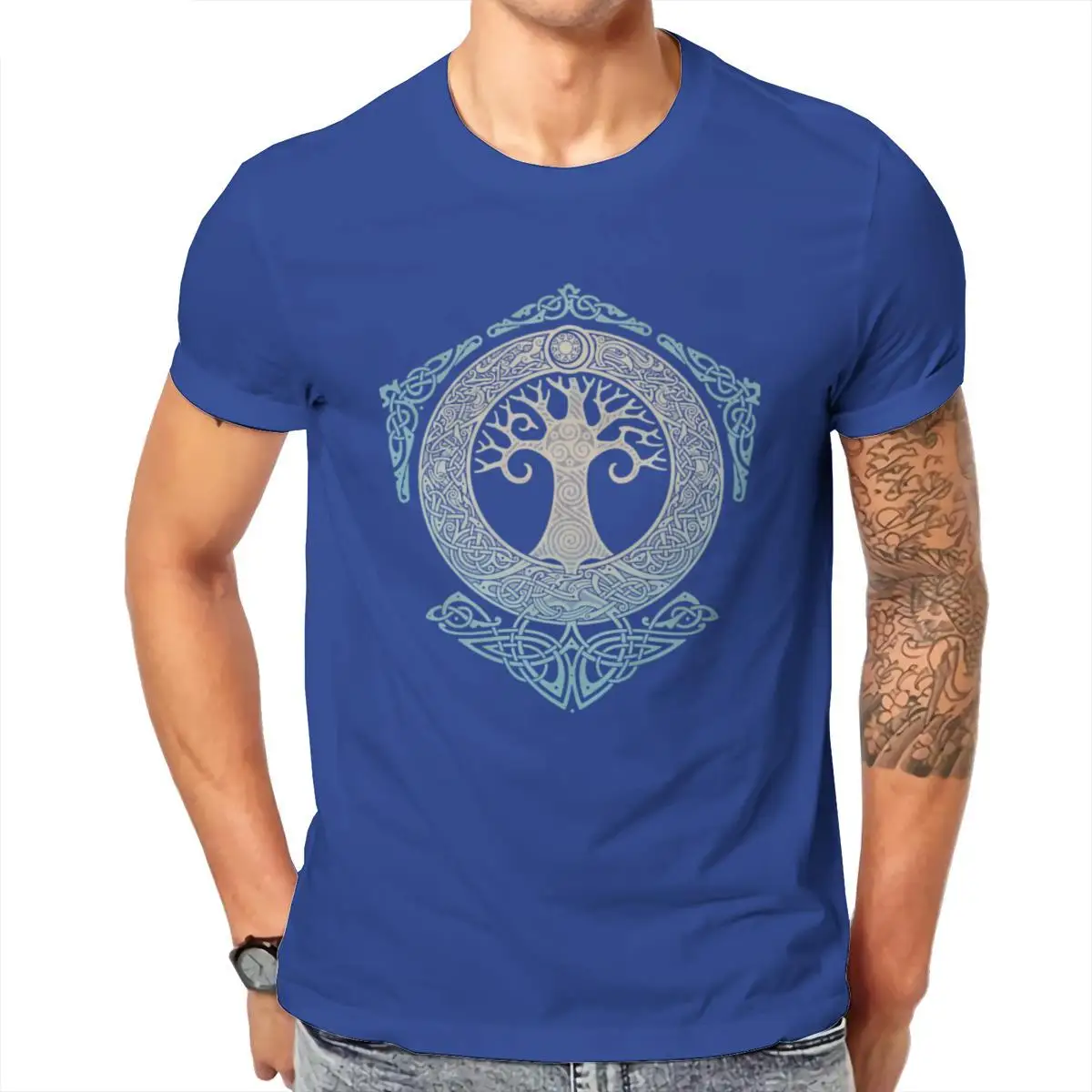 

Wholesale YGGDRASIL.TREE OF LIFE. Unisex Cotton T-Shirt Groot Kawaii HipHop 90s 103273