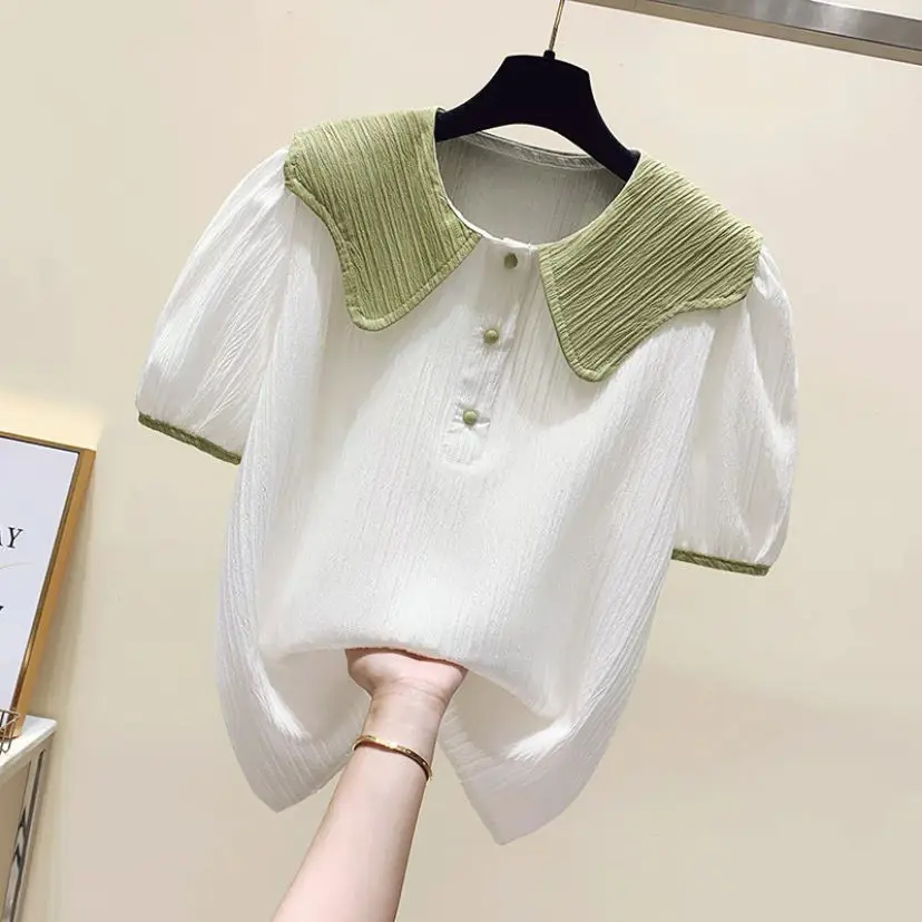 peter pan collar children's top