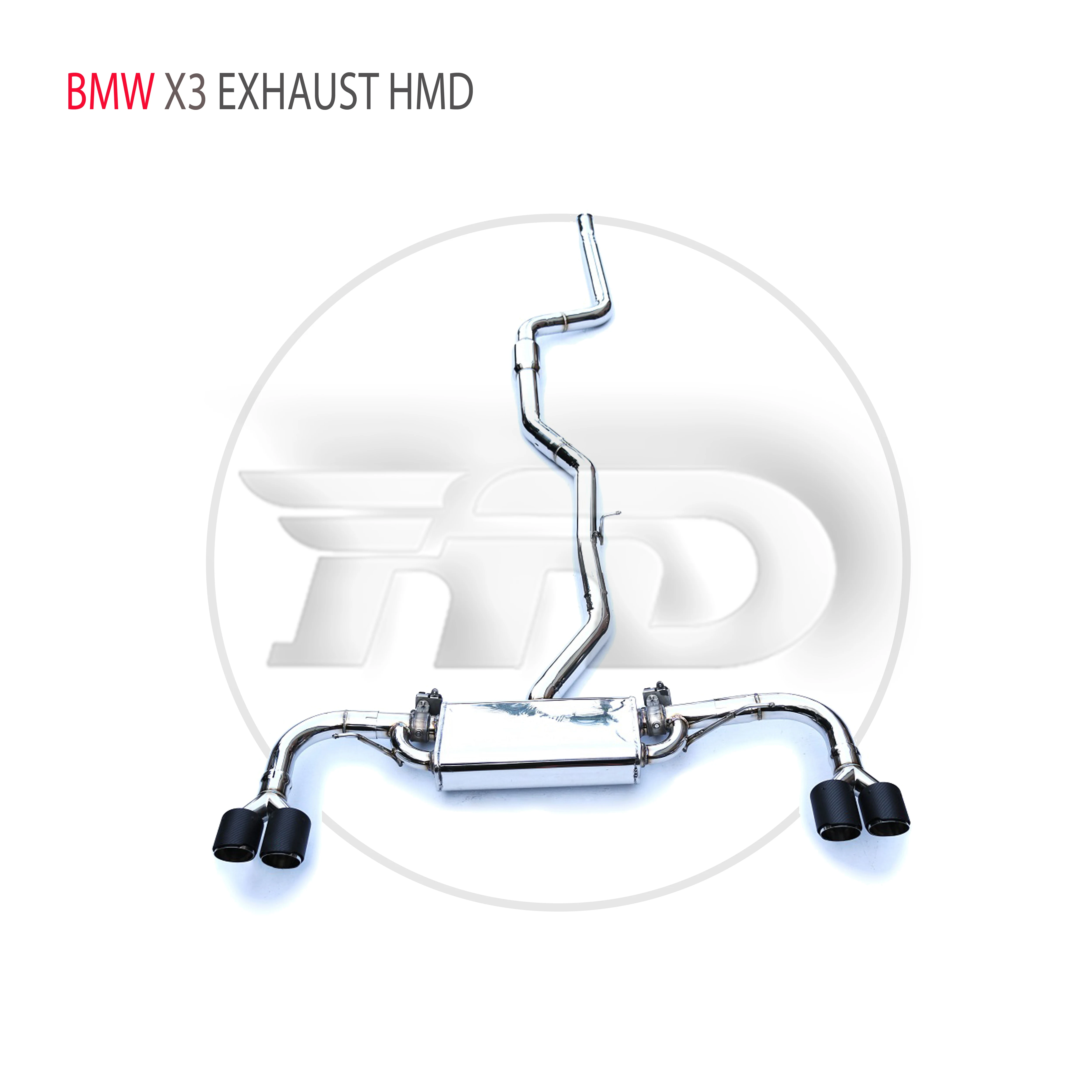 

HMD Stainless Steel Exhaust System Performance Catback for BMW X3 Auto Accesorios Electronic Valve Muffler