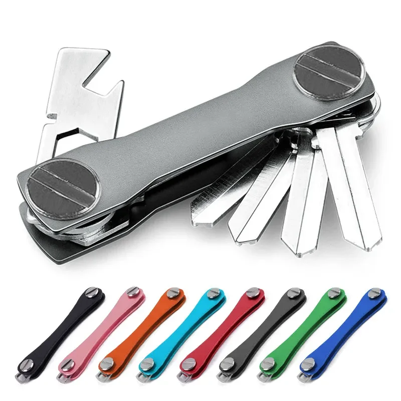

2023NEW Sleutelhanger Mini Sleutelhanger Compact Key Decoratieve Houder Clip MetalenClip Aluminium Organizer Sleutelhanger Outdo