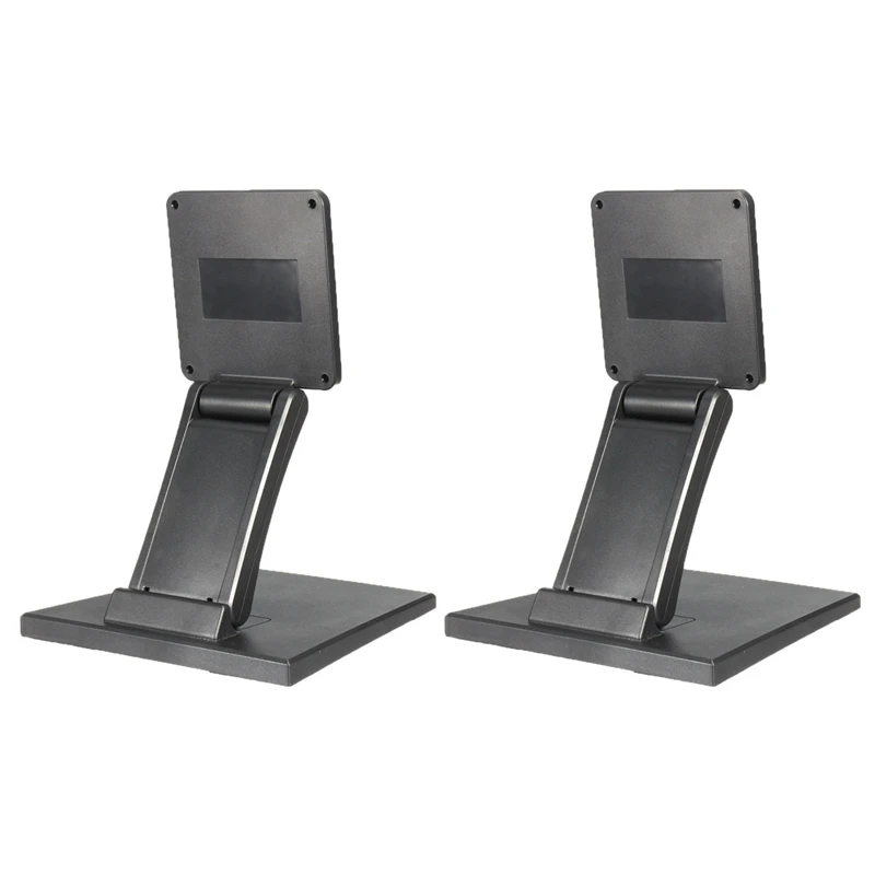 2X Tilt Mounted Fold Monitor Holder Vesa 10Inch-27Inch Lcd Display Press Screen Stand