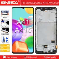 6 1 original super amoled for samsung galaxy a41 sm a415f a415 lcd display touch screen digitizer assembly replacement parts