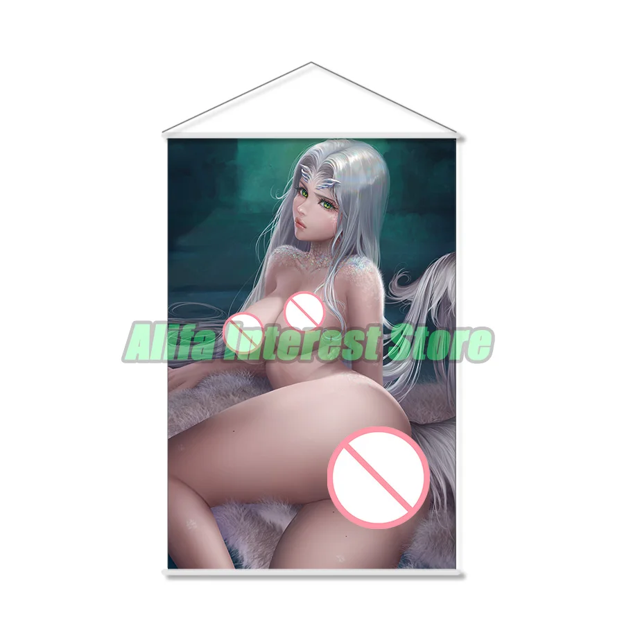 

Crossbreed Priscilla аниме настенный свиток висячий постер домашний декор живопись