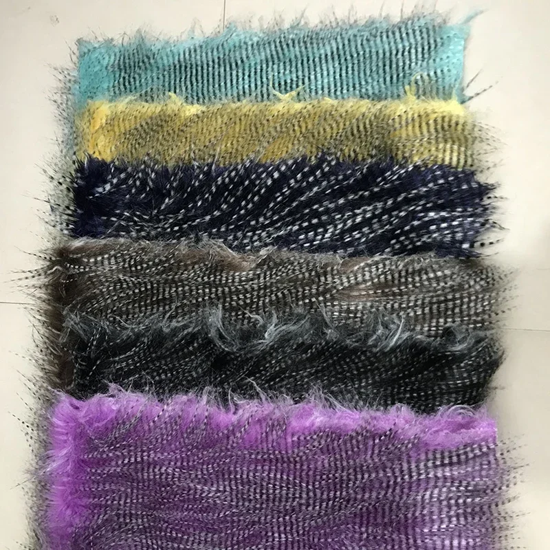 Имитация меха павлина трава украшение фон ткань костюм для выступлений плюшевая