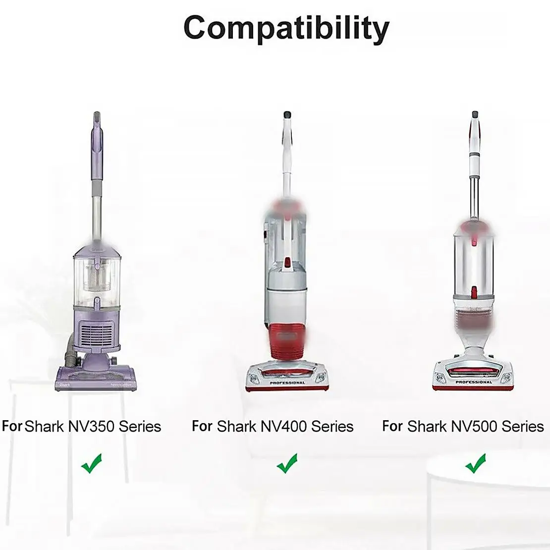 Фото 2 комплекта передних роликовых колес для пылесосов Shark NV370 NV350 NV351 NV22 NV42 NV105 NV80 NV341 NV356e NV360 №5
