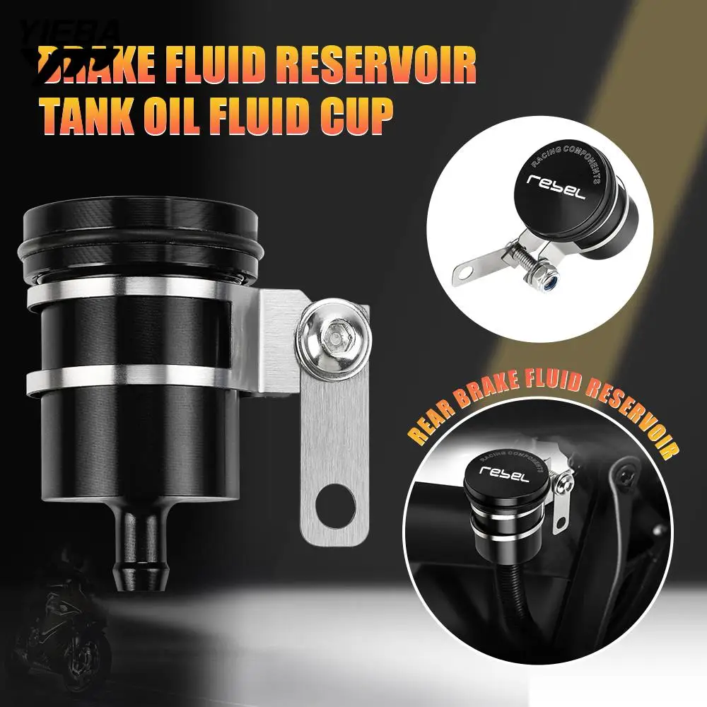 

For Honda Rebel 500 Rebel 300 Rebel 1100 CMX500 300 1100 Moto Brake Clutch Tank Cylinder Fluid Oil Reservoir Cup Oil Fluid Cup