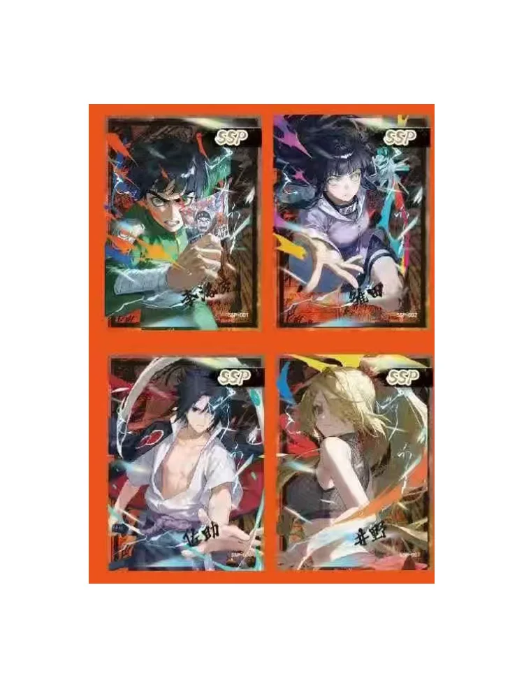 Фото Новые оригинальные коллекционные карты HuanYing Culture Naruto (CCG/TCG) по аниме: Узумаки Наруто, Хината. Подарок для детей. №3