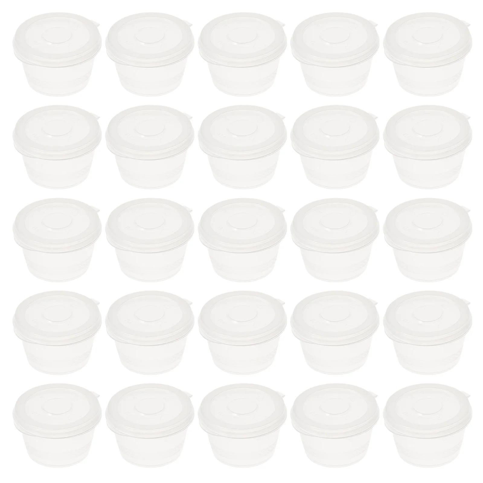 

100Pcs Packing Cases Sauce Wrapping Boxes PP Packing Boxes for Restaurant Kitchen Picnic Home