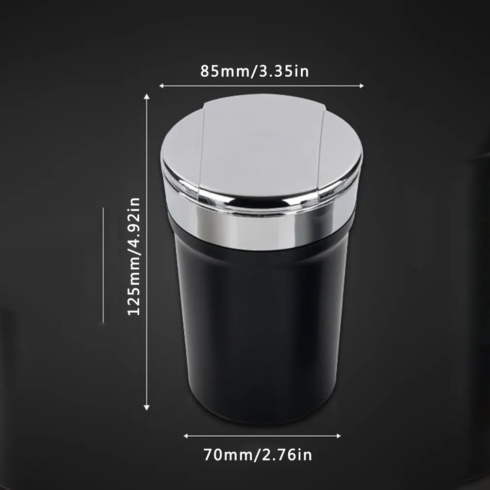 Автомобильная пепельница с крышкой портативная для автомобиля
