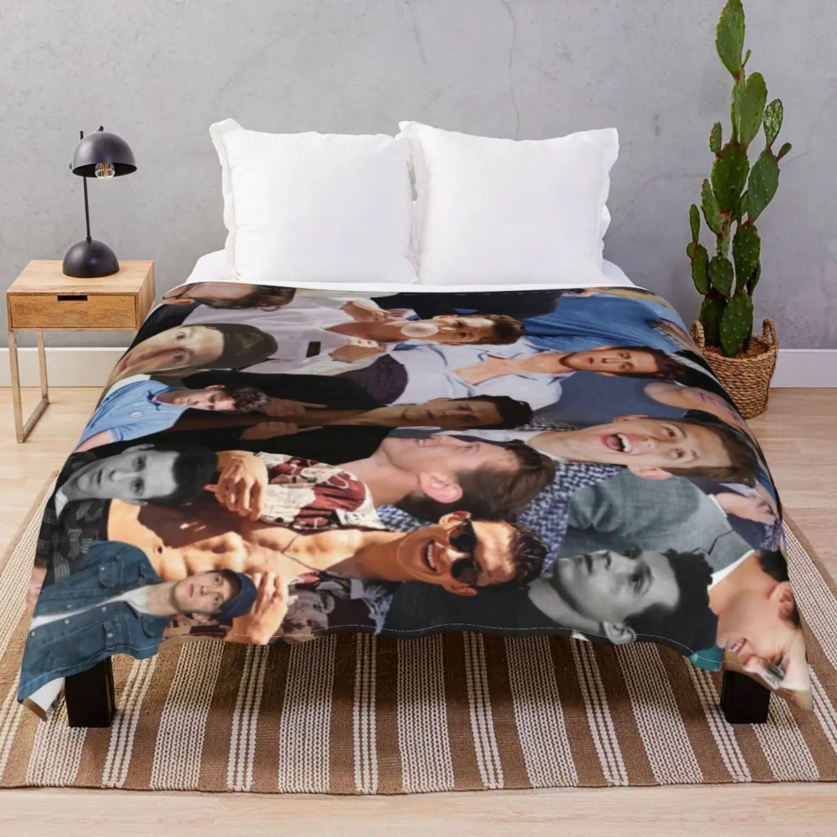 Tom Holland Photo Collage Blanket Fleece Printed Comfortable Unisex Throw Blankets for Bed Home Couch Camp Office