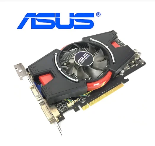 Видеокарта ASUS GTX 550 Ti 1 ГБ 192 бит GDDR5 видеокарты для nVIDIA Geforce 550Ti б/у VGA карты