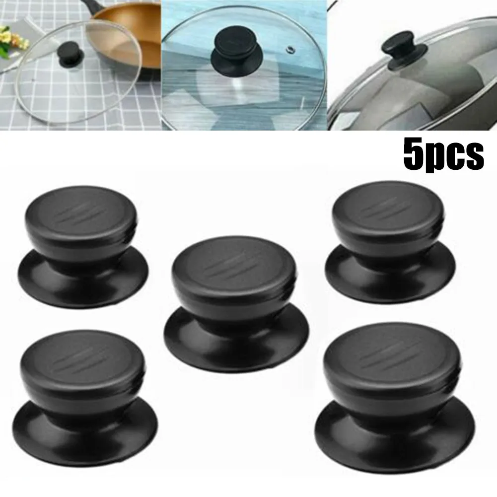 

5Pcs Kitchen Cooking Pot Pan Lids Replacement Knob Lifting Handle Saucepan Lid Cover Holding Handles Pan Part Cookware Hardware