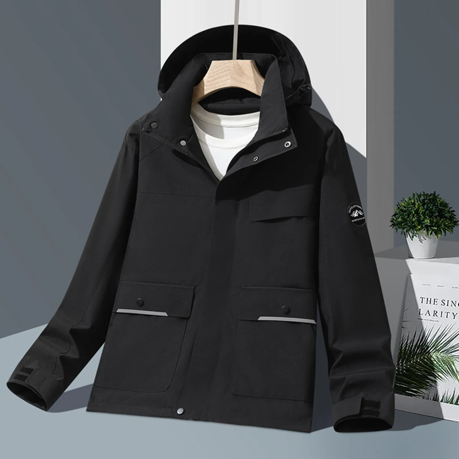 Мужская ветрозащитная Повседневная куртка для спорта на открытом воздухе