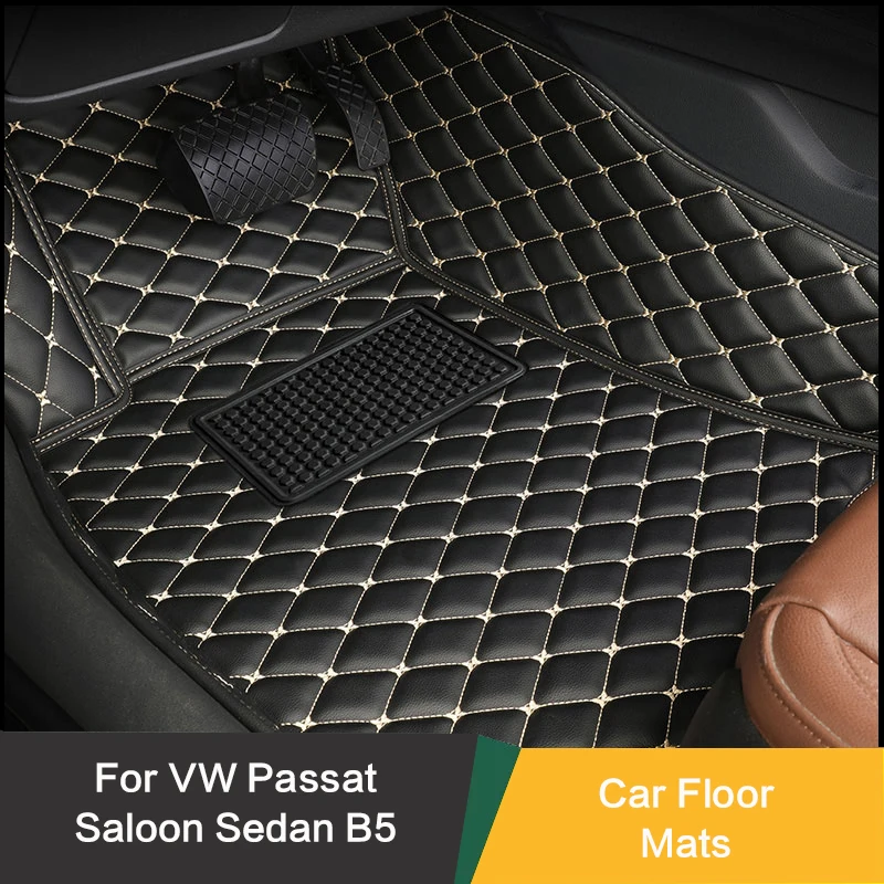 

Custom Car Floor Mats Special For VW Passat Saloon Sedan B5 B5.5 B6 B7 B8 Foot Pads Auto Carpets Leather Carpet Car Accessories
