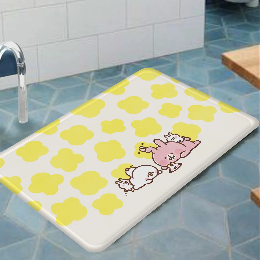 Kawaii K-Kanaheis Door Mat Washable Non-Slip Living Room Sofa Chairs Area Kitchen Bedside Rugs