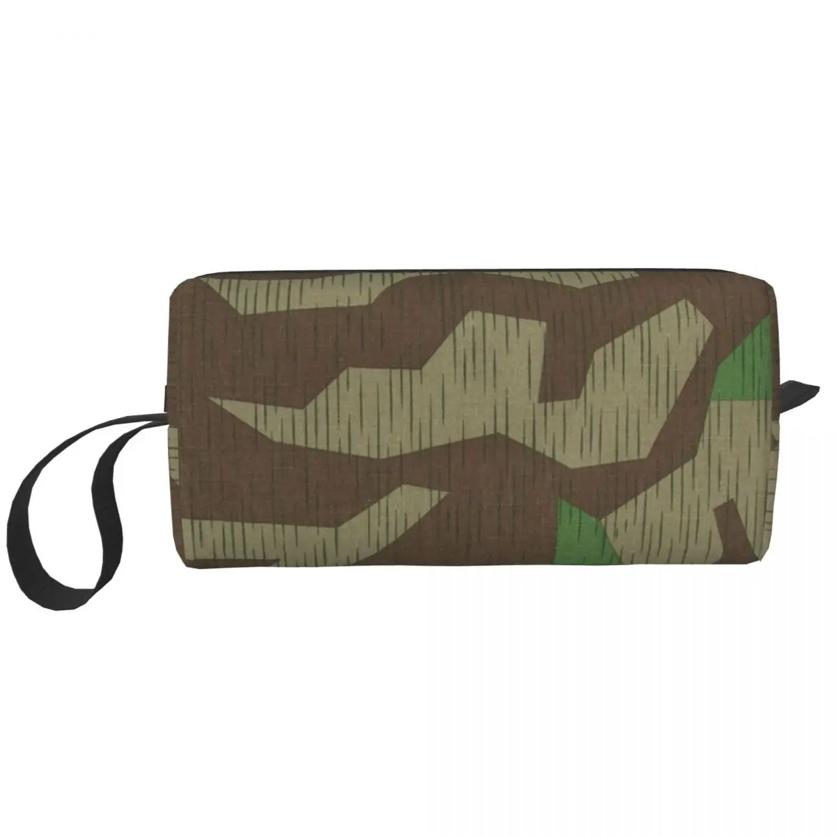 

Splittertarn Camouflage Splinter Camo Toiletry Bag Germany Military Makeup Cosmetic Organizer Beauty Storage Dopp Kit Case