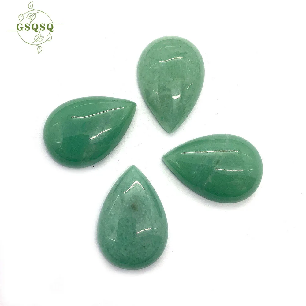 1 шт. кольцо из натурального камня в форме капли воды с инкрустированными