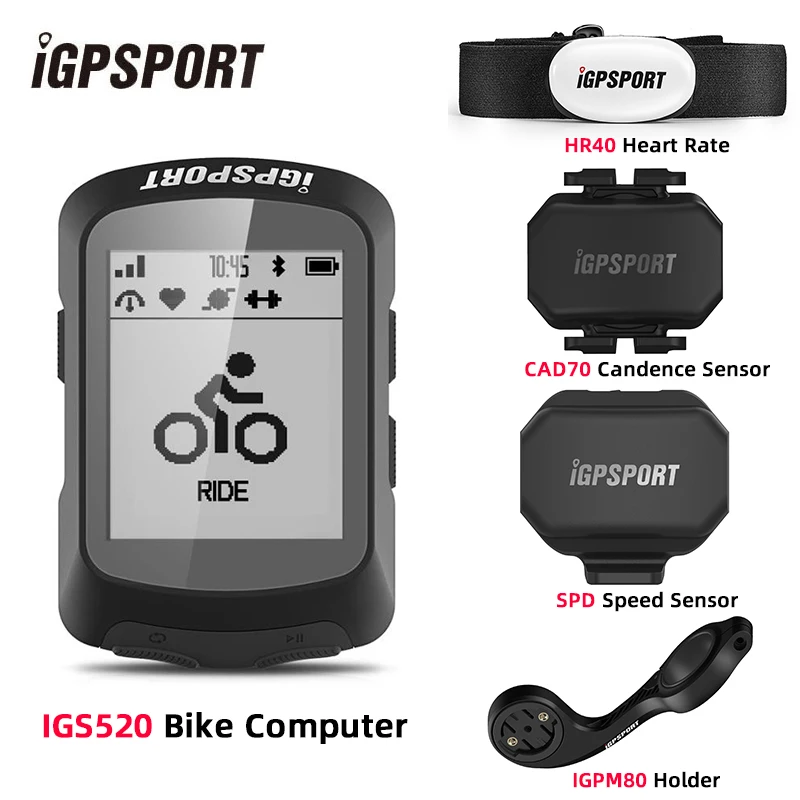 

I GPS-порт IGS520 велосипедный компьютер маршрутный навигатор GPS BeiDou QZSS велосипедный Спидометр Bluetooth ANT + беспроводной Велосипедный секундомер