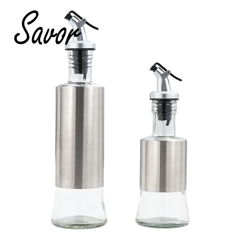 

Stainless Steel Seasoning Flavor Can Kitchen Tool Salt Pepper Pot BBQ Condiment Cruet Storage Spice Jar Bottle