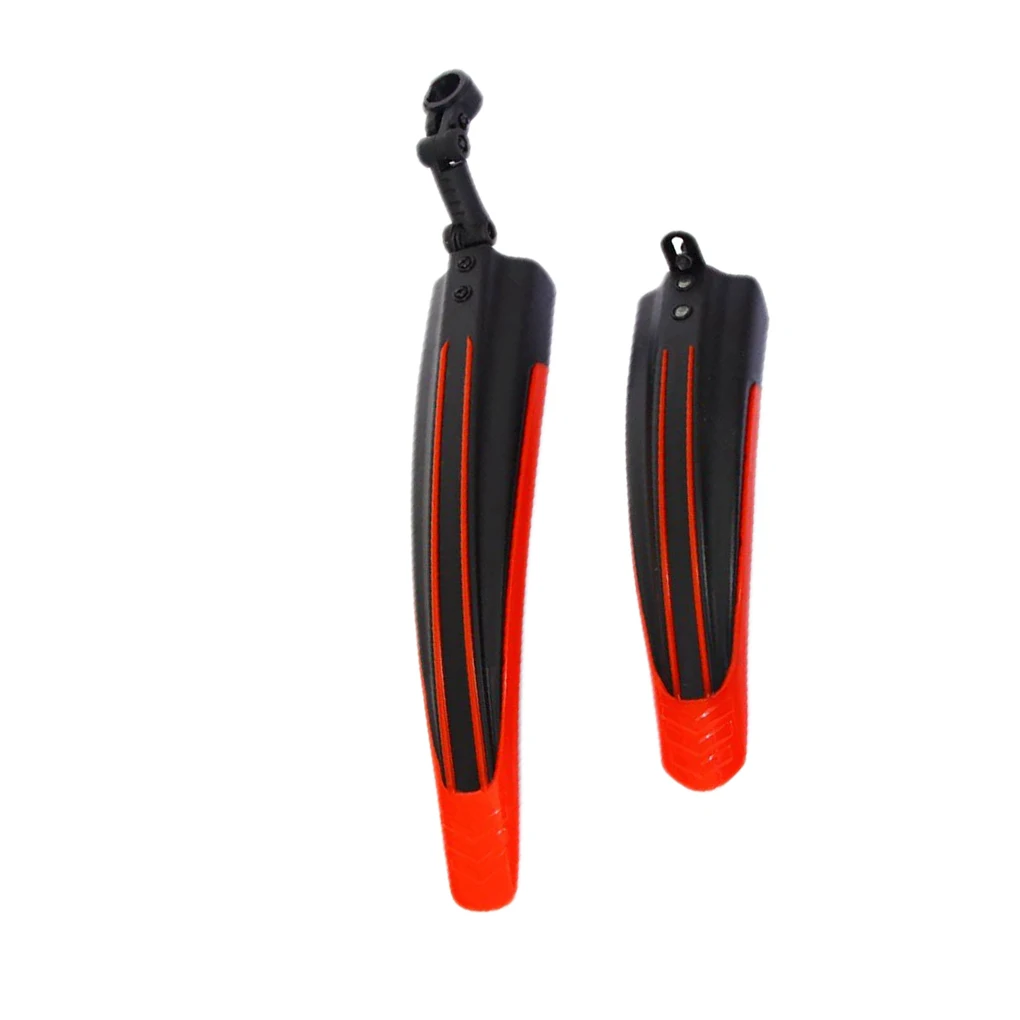 

New 2PCS Cycling MTB MudGuard Tire Fender Moutain Bike Front Rear Wheel Mud Guard Set Easy Fix Mountain Bike Fender