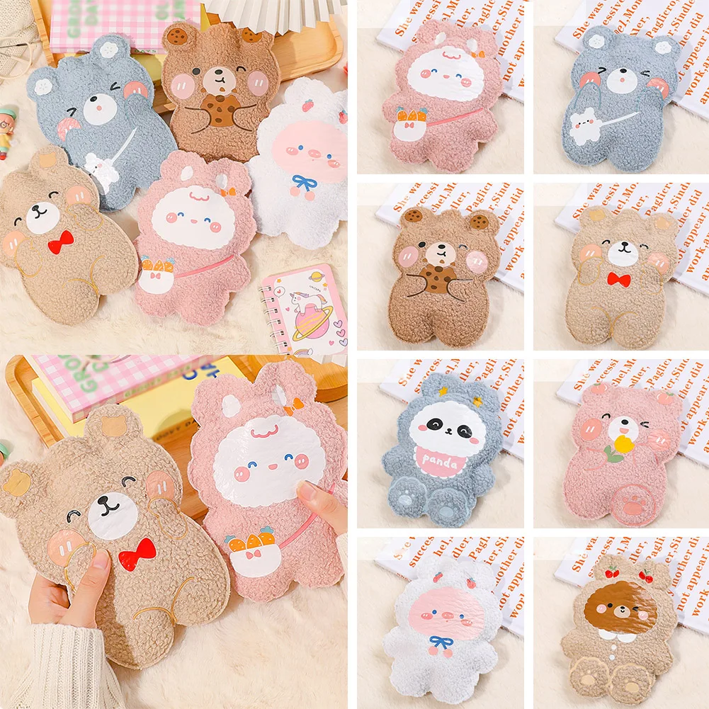

Cute Hot Water Bottle Soft To Keep Warm In Winter Portable And Reusable Protection Plush Covering Washable And Leak-proof