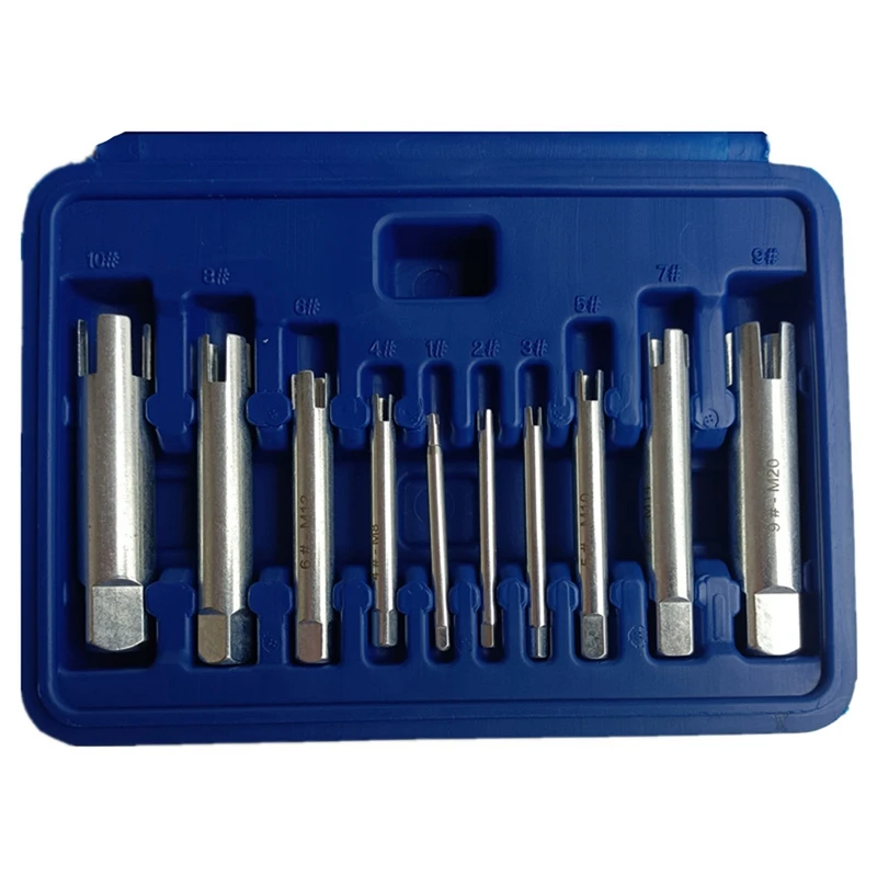 

HOT SALE 10PCS Wire Puller Broken Wire Screwdriver Tapping Device Set Tap Broken Wire Extractor M4-M22