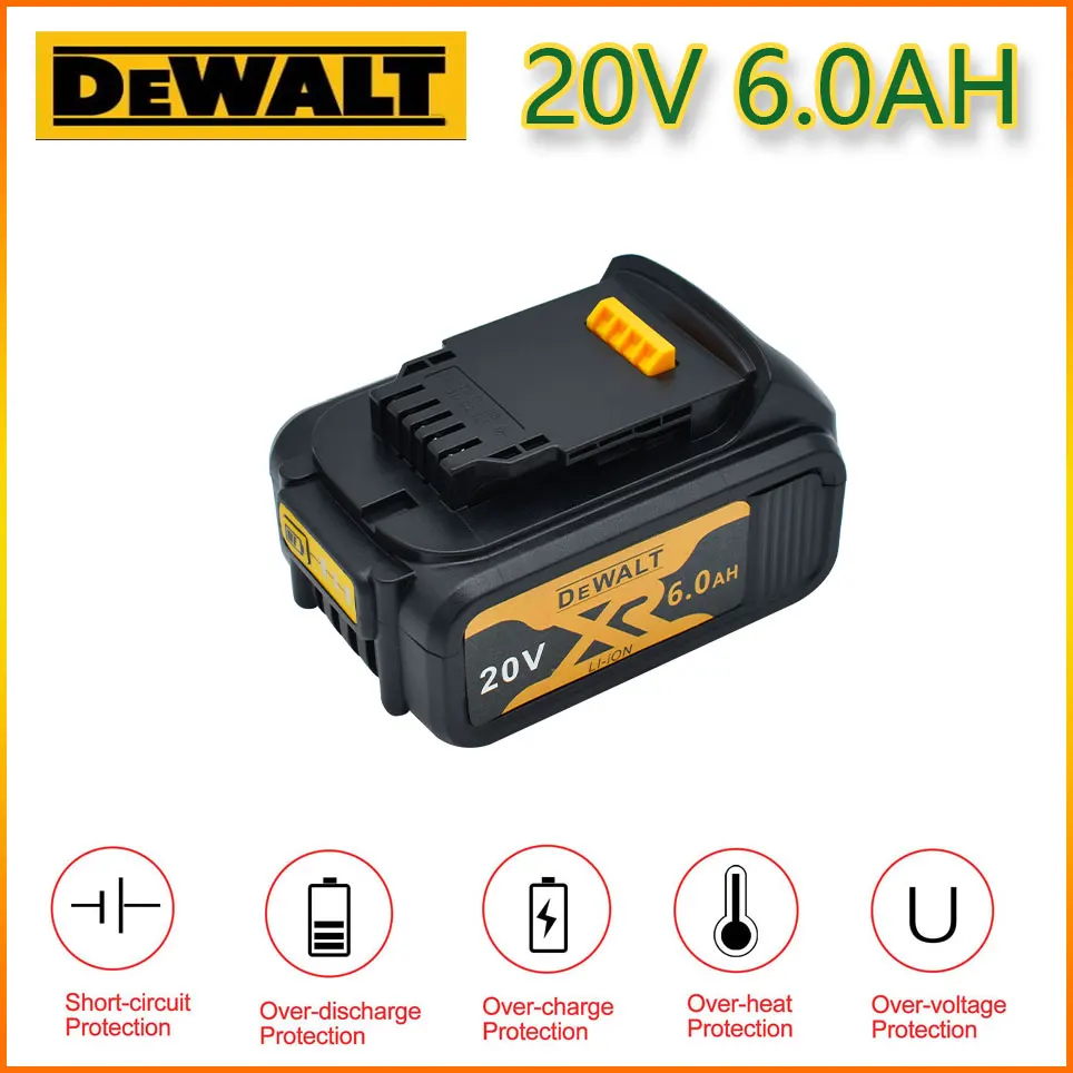 

Аккумулятор Dewalt 18650 Ач 18 в 20 в для электроинструмента Dewalt DCB180 DCB181 DCB182 DCB201 DCB200 MAXXR, аккумулятор