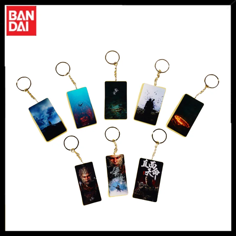 7 см черный миф Wukong товары связанные с игрой сделай сам Pmma Брелок карточка рюкзак