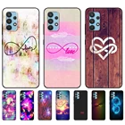 Черный чехол из ТПУ для Samsung galaxy A12, A22, A22S, A32, A42, A52, A72, 4g,  S21 PLUS, ультра задняя крышка, символ знака бесконечности, математика