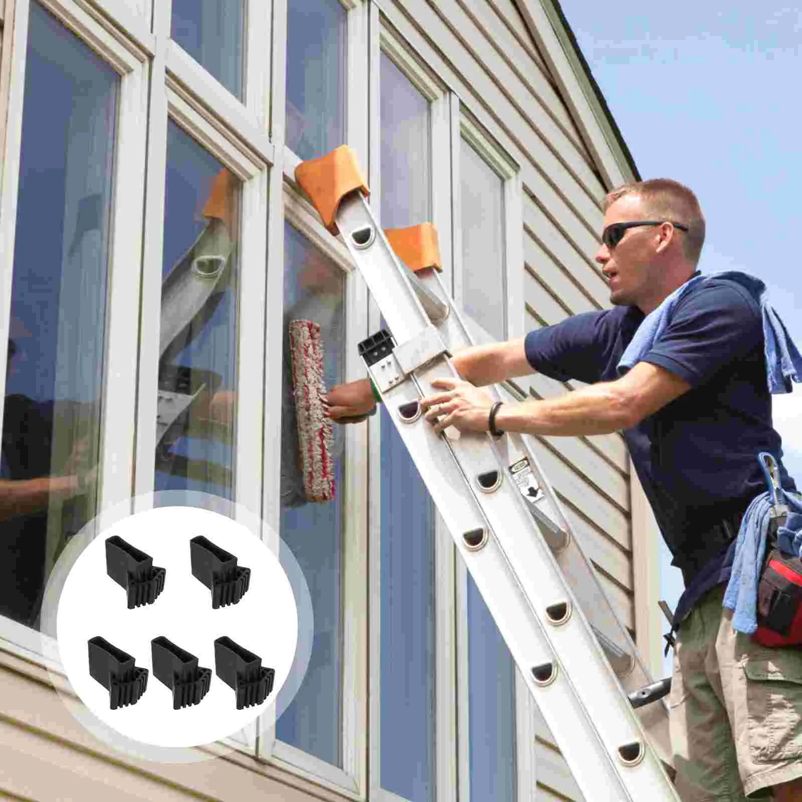 

5 шт., нескользящие накладки на лестницу