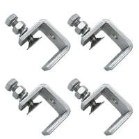 4pcs 16 25mm heavy duty woodworking clamp set 304 stainless steel c clamp tiger clamp tools for weldingcarpenter