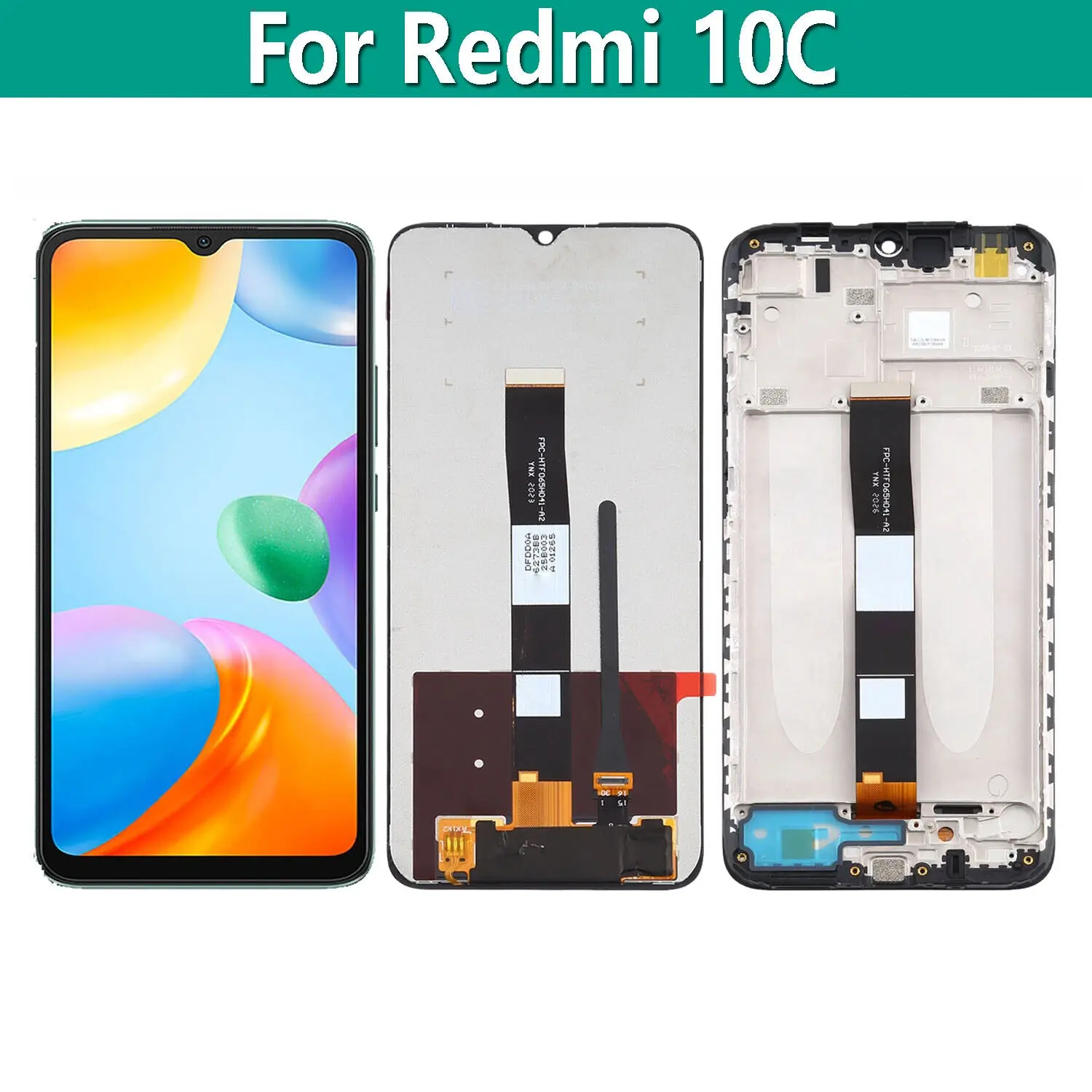 

LCD Display+Touch Screen Digitizer Assembly For Xiaomi Redmi 10C /POCO C40