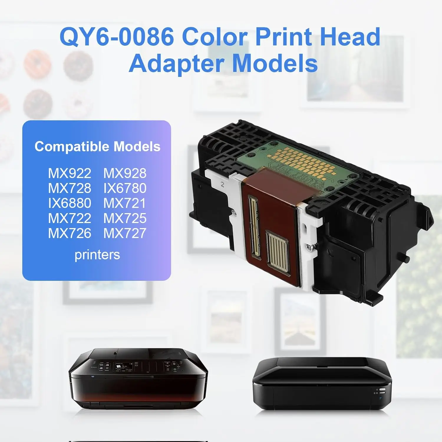 Печатающая головка QY6-0086 для принтеров Canon PIXMA MX720 MX721 MX722 MX725 MX726 MX727 MX728 MX920 MX922 MX924 MX925 MX928 IX6820 IX6770 (art.: 3920d4e2d0f23) - 3920d4e2d0f23