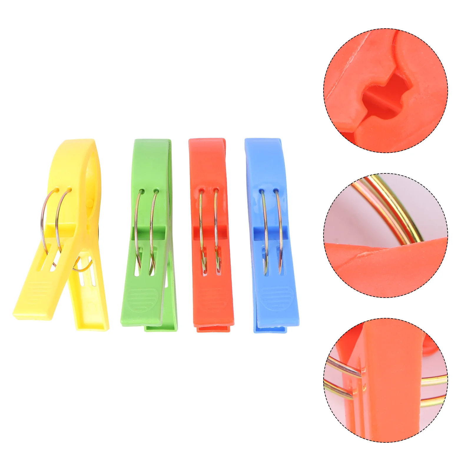 

12 Pcs Clothes Pegs Towel Clips Lounge Chairs Clothes Laundry Clothing Cruise Chair Clip Large Sock Clips